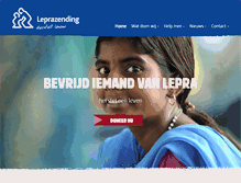 Tablet Screenshot of leprazending.nl